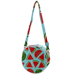 Blue Watermelon Crossbody Circle Bag