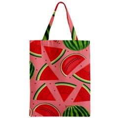 Red Watermelon  Zipper Classic Tote Bag by ConteMonfrey