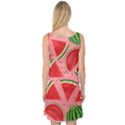 Red Watermelon  Sleeveless Satin Nightdress View2