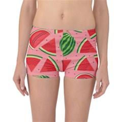 Red Watermelon  Reversible Boyleg Bikini Bottoms by ConteMonfrey