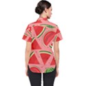 Red Watermelon  Women s Short Sleeve Shirt View2