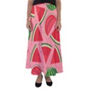 Red Watermelon  Flared Maxi Skirt View1