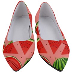 Red Watermelon  Women s Block Heels  by ConteMonfrey