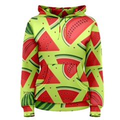 Pastel Watermelon   Women s Pullover Hoodie by ConteMonfrey