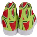 Pastel Watermelon   Women s Mid-Top Canvas Sneakers View4