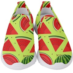 Pastel Watermelon   Kids  Slip On Sneakers by ConteMonfrey