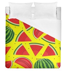 Yellow Watermelon   Duvet Cover (queen Size) by ConteMonfrey