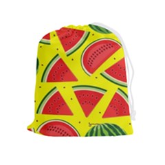 Yellow Watermelon   Drawstring Pouch (xl) by ConteMonfrey