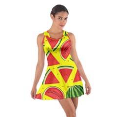 Yellow Watermelon   Cotton Racerback Dress by ConteMonfrey