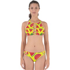 Yellow Watermelon   Perfectly Cut Out Bikini Set by ConteMonfrey