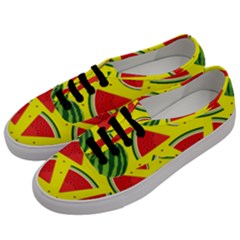 Yellow Watermelon   Men s Classic Low Top Sneakers by ConteMonfrey