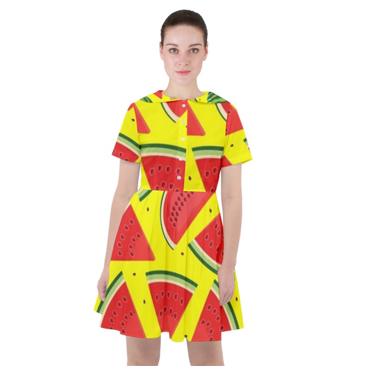 Yellow Watermelon   Sailor Dress