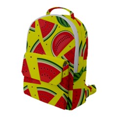 Yellow Watermelon   Flap Pocket Backpack (large) by ConteMonfrey