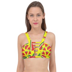 Yellow Watermelon   Cage Up Bikini Top by ConteMonfrey