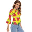 Yellow Watermelon   Bell Sleeve Top View3