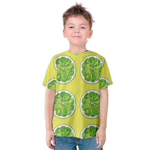 Yellow Lemonade  Kids  Cotton Tee by ConteMonfrey