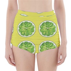 Yellow Lemonade  High-waisted Bikini Bottoms by ConteMonfrey