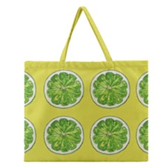 Yellow Lemonade  Zipper Large Tote Bag by ConteMonfrey