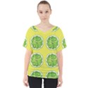 Yellow Lemonade  V-Neck Dolman Drape Top View1