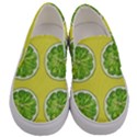 Yellow Lemonade  Men s Canvas Slip Ons View1