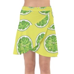 Yellow Lemonade  Wrap Front Skirt by ConteMonfrey