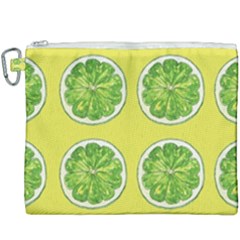 Yellow Lemonade  Canvas Cosmetic Bag (xxxl) by ConteMonfrey