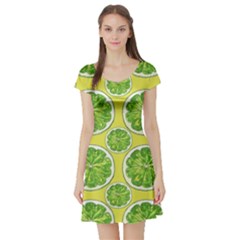 Lemon Cut Short Sleeve Skater Dress by ConteMonfrey