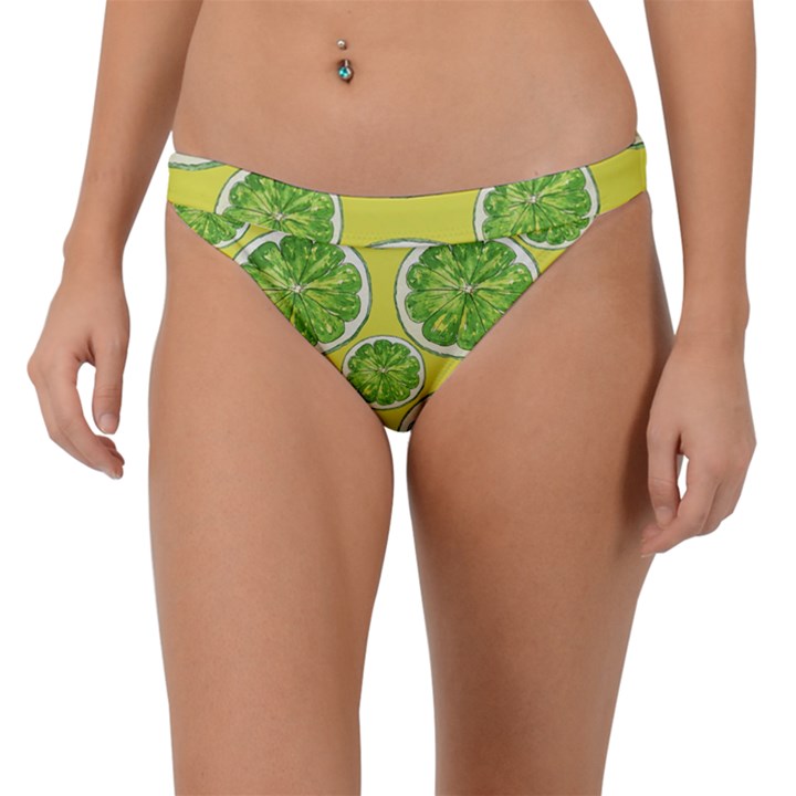 Lemon Cut Band Bikini Bottom