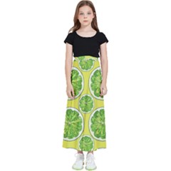 Lemon Cut Kids  Flared Maxi Skirt by ConteMonfrey