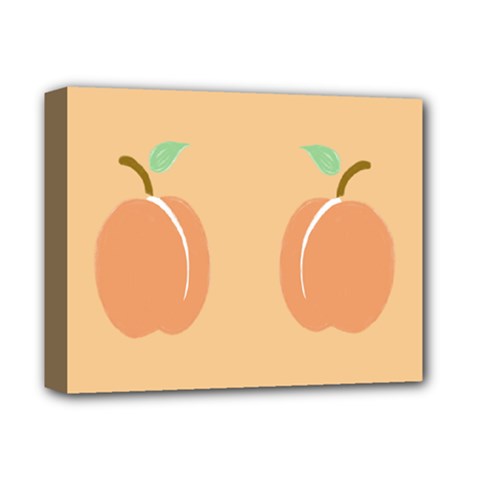 I Get My Peaches Everywhere Deluxe Canvas 14  X 11  (stretched) by ConteMonfrey