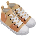 I Get My Peaches Everywhere Kids  Mid-Top Canvas Sneakers View3