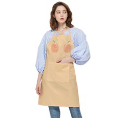 I Get My Peaches Everywhere Pocket Apron by ConteMonfrey