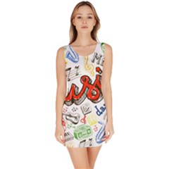 Music-color-elements Bodycon Dress by Wegoenart