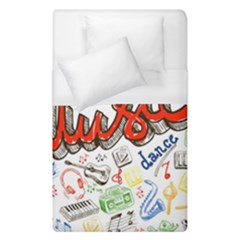 Music-color-elements Duvet Cover (single Size) by Wegoenart