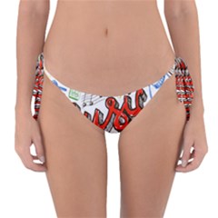 Music-color-elements Reversible Bikini Bottom by Wegoenart