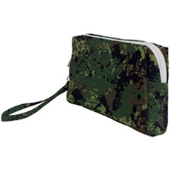 Military Background Grunge Wristlet Pouch Bag (small) by Wegoenart