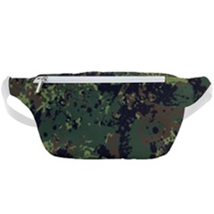 Military Background Grunge Waist Bag  by Wegoenart