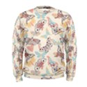 Pattern-with-hand-drawn-butterflies Men s Sweatshirt View1