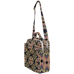 Seamless-mexican-pattern Crossbody Day Bag by Wegoenart