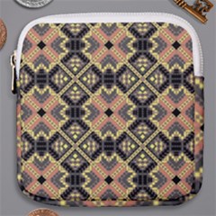 Seamless-mexican-pattern Mini Square Pouch by Wegoenart