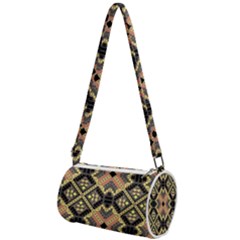 Seamless-mexican-pattern Mini Cylinder Bag by Wegoenart