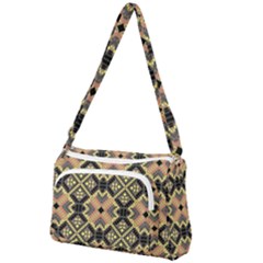 Seamless-mexican-pattern Front Pocket Crossbody Bag by Wegoenart