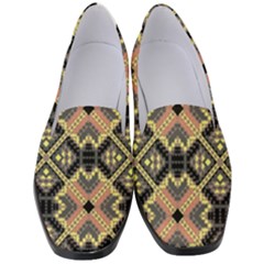 Seamless-mexican-pattern Women s Classic Loafer Heels by Wegoenart