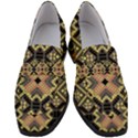 Seamless-mexican-pattern Women s Chunky Heel Loafers View1