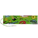 Modern-comics-background-pattern-with-bombs-lightening-jagged-clouds-speech-bubbles Roll Up Canvas Pencil Holder (L) View1