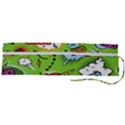 Modern-comics-background-pattern-with-bombs-lightening-jagged-clouds-speech-bubbles Roll Up Canvas Pencil Holder (L) View2