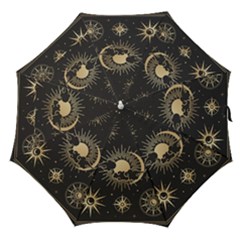 Asian-set-with-clouds-moon-sun-stars-vector-collection-oriental-chinese-japanese-korean-style Straight Umbrellas by Wegoenart