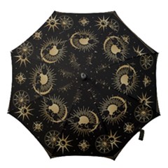 Asian-set-with-clouds-moon-sun-stars-vector-collection-oriental-chinese-japanese-korean-style Hook Handle Umbrellas (small) by Wegoenart