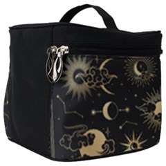 Asian-set-with-clouds-moon-sun-stars-vector-collection-oriental-chinese-japanese-korean-style Make Up Travel Bag (big) by Wegoenart