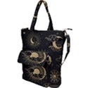 Asian-set-with-clouds-moon-sun-stars-vector-collection-oriental-chinese-japanese-korean-style Shoulder Tote Bag View1